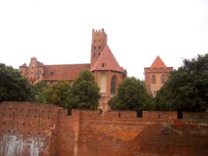Malbork z zewnątrz